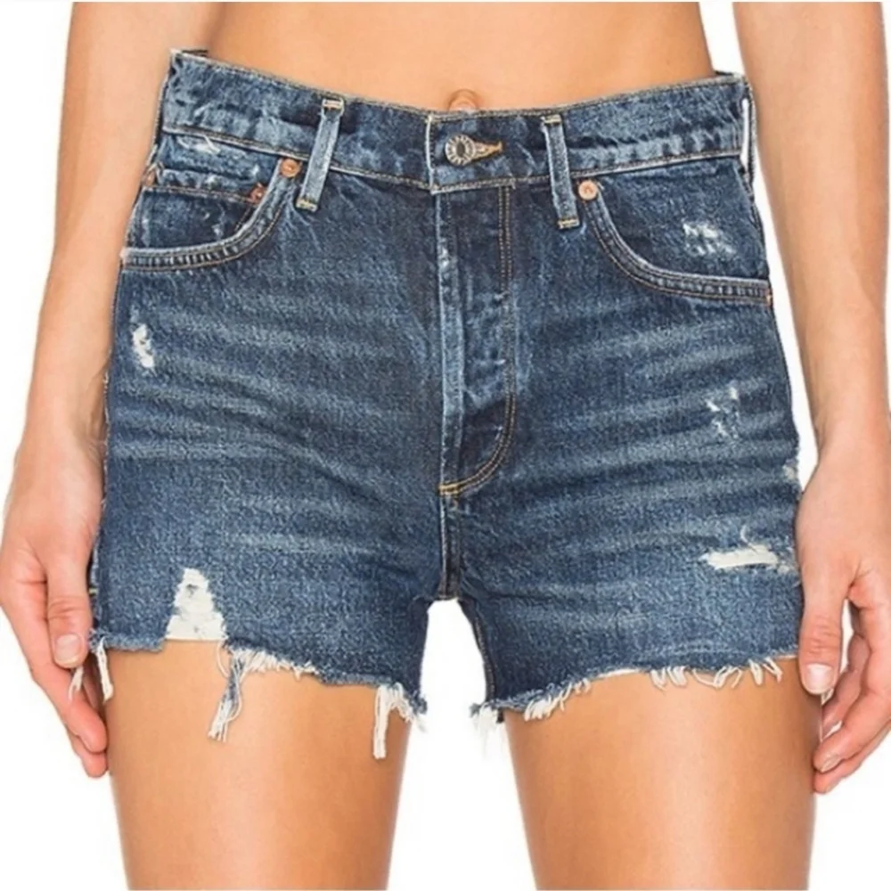AGOLDE Jaden Denim Shorts